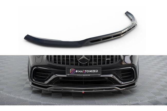 Maxton Design Frontlippe für Mercedes-AMG GLC 63 SUV / Coupe X253 / C253 Hochglanz schwarz