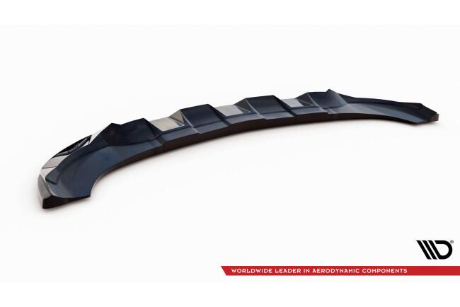 Maxton Design Frontlippe für Mercedes-Benz GLE Coupe 43 AMG / AMG-Line C292 schwarz Hochglanz