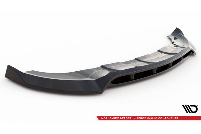 Maxton Design Frontlippe V.2 für Mercedes-Benz GLE Coupe 43 AMG / AMG-Line C292 schwarz Hochglanz