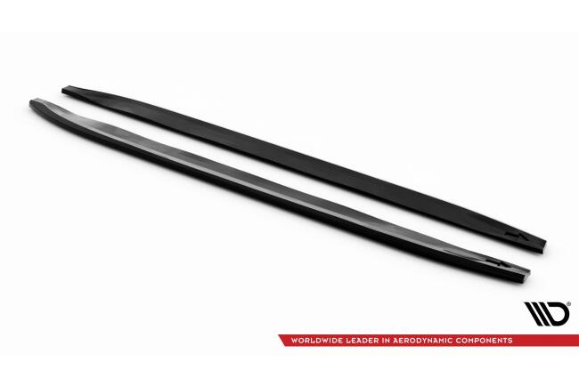 Maxton Design Seitenschweller für Mercedes-Benz GLE Coupe 43 AMG / AMG-Line C292 schwarz Hochglanz