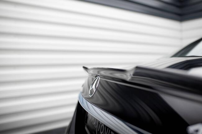 Maxton Design 3D Spoiler Lippe für Mercedes-Benz S W222 schwarz Hochglanz
