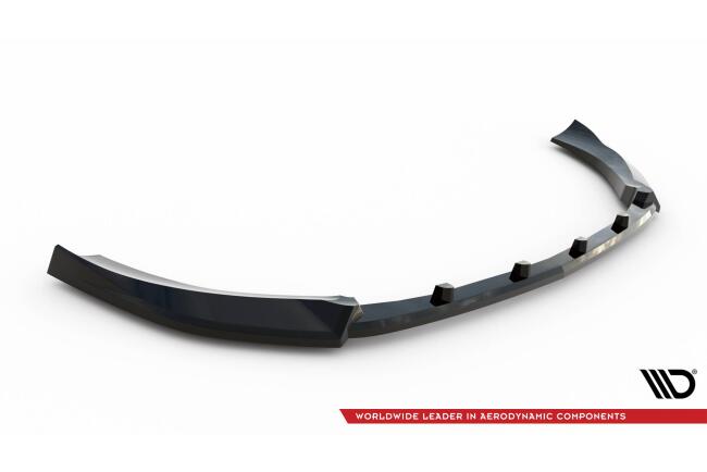 Maxton Design Frontlippe V.2 für Mercedes-Benz S AMG-Line W222 Facelift schwarz Hochglanz
