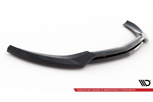 Maxton Design Frontlippe für Mercedes-Benz S W222 schwarz Hochglanz