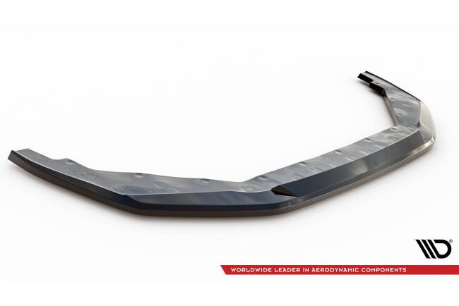 Maxton Design Frontlippe für Nissan GTR R35 Facelift Hochglanz schwarz