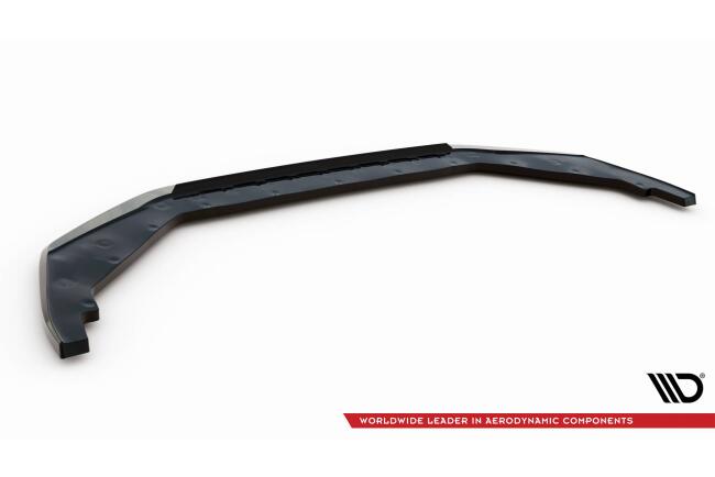 Maxton Design Frontlippe für Nissan GTR R35 Facelift schwarz Hochglanz