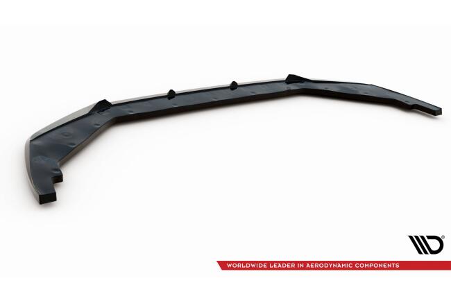 Maxton Design Frontlippe V.2 für Nissan GTR R35 Facelift Hochglanz schwarz
