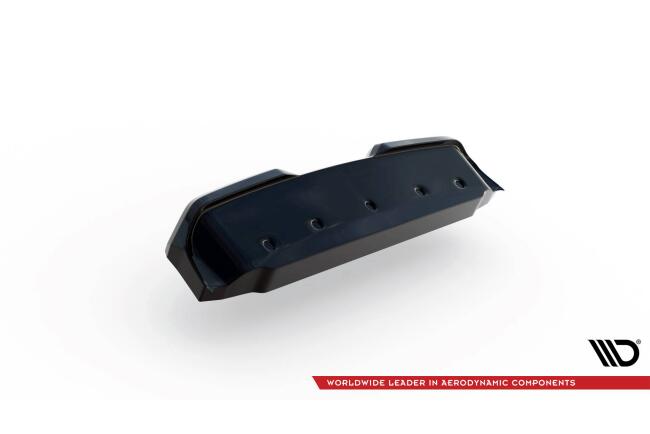 Maxton Design mittlerer Heckdiffusor DTM Look für Nissan GTR R35 Facelift Hochglanz schwarz