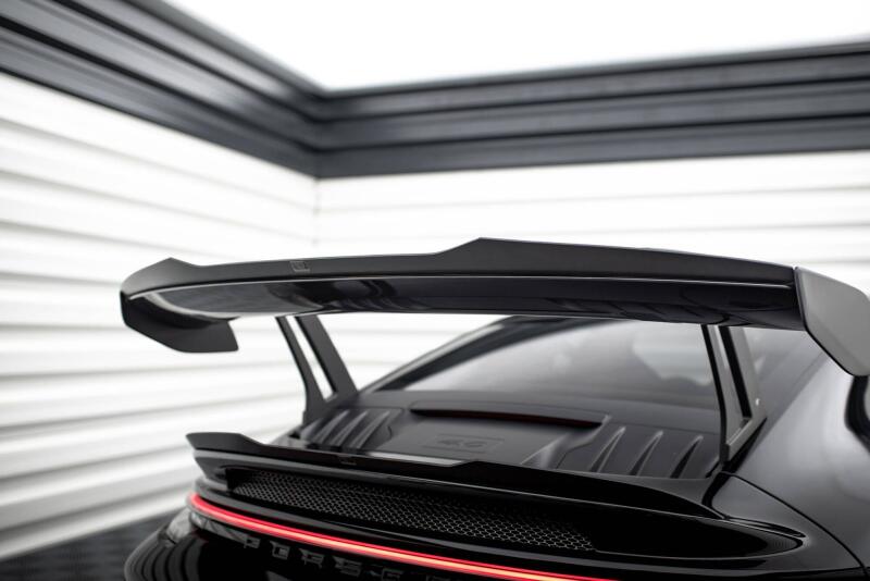 Maxton Design Heckspoiler Lippe (oben) für Porsche 911 992 GT3 Hochglanz schwarz