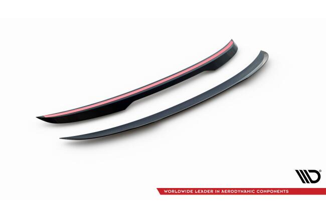 Maxton Design Heckspoiler Lippe (unten) für Porsche 911 992 GT3 Hochglanz schwarz