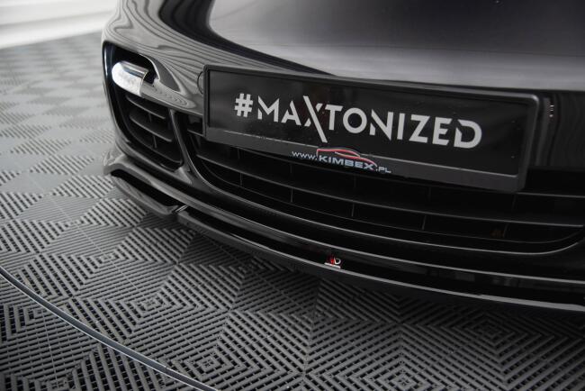 Maxton Design Frontlippe für Porsche 911 Turbo 997 schwarz Hochglanz