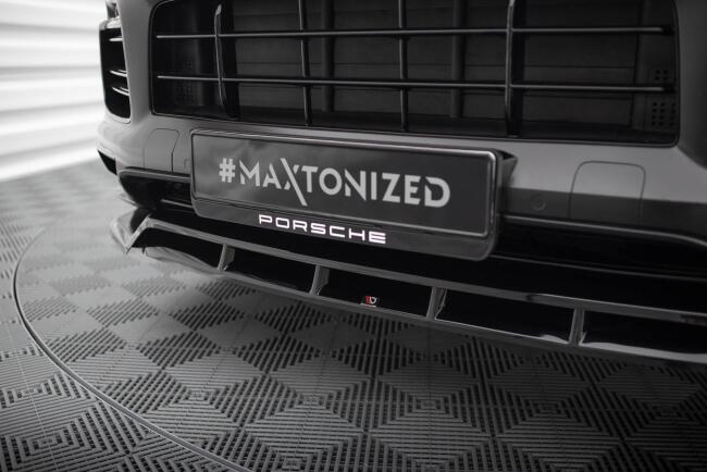 Maxton Design Frontlippe für Porsche Cayenne Sport...