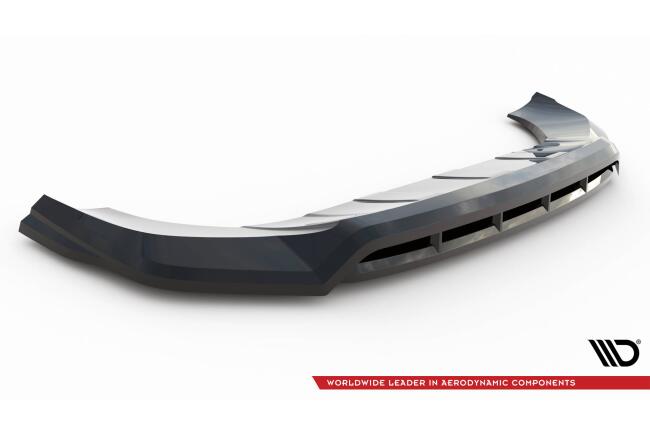 Maxton Design Frontlippe für Porsche Cayenne Sport Design Mk3 Hochglanz schwarz