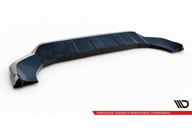 Maxton Design Frontlippe für Porsche Cayenne Sport Design Mk3 schwarz Hochglanz