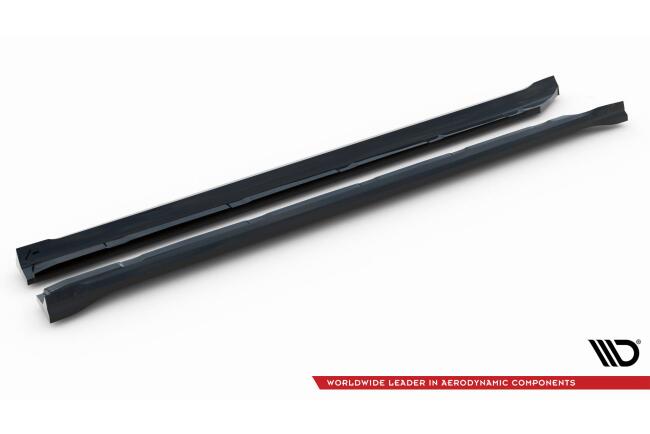 Maxton Design Seitenschweller für Porsche Cayenne Sport Design Mk3 Hochglanz schwarz