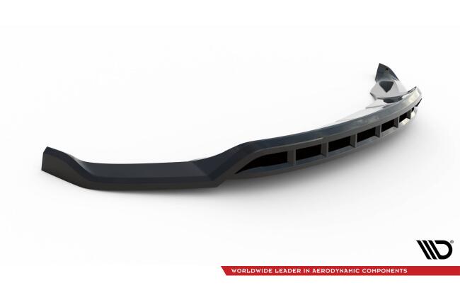 Maxton Design Frontlippe V.3 für Porsche Macan Mk1 Hochglanz schwarz