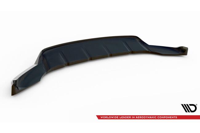 Maxton Design Frontlippe V.3 für Porsche Macan Mk1 schwarz Hochglanz