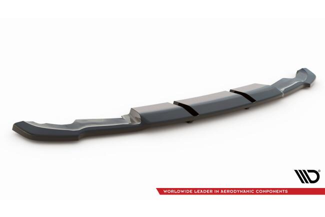 Maxton Design mittlerer Heckdiffusor DTM Look für Renault Clio RS Mk4 Hochglanz schwarz