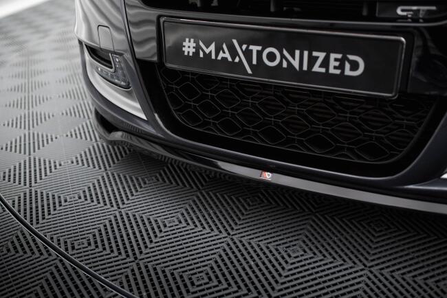 Maxton Design Frontlippe für Renault Megane GT Mk3 Facelift Hochglanz schwarz