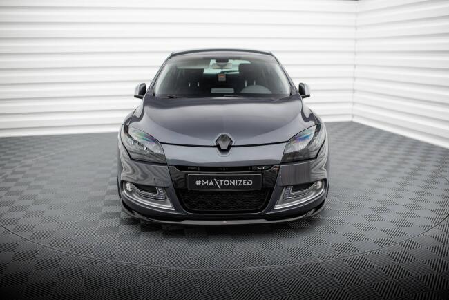 Maxton Design Frontlippe V.2 für Renault Megane GT Mk3 Facelift schwarz Hochglanz