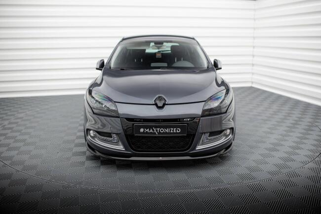 Maxton Design Frontlippe V.2 für Renault Megane GT Mk3 Facelift Hochglanz schwarz