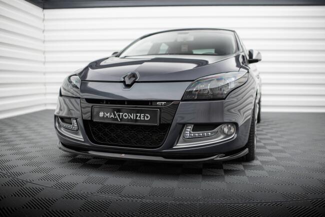 Maxton Design Frontlippe V.2 für Renault Megane GT Mk3 Facelift Hochglanz schwarz