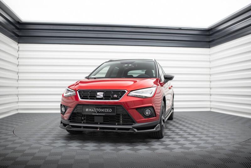 Maxton Design Frontlippe für Seat Arona FR Mk1 Hochglanz schwarz