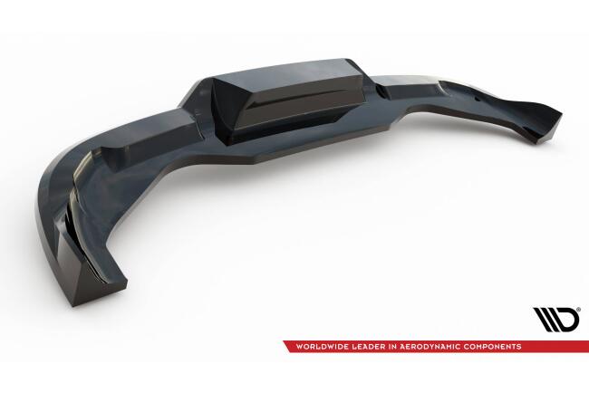 Maxton Design mittlerer Heckdiffusor DTM Look für Seat Arona FR Mk1 Hochglanz schwarz