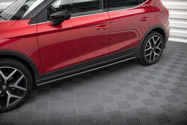 Maxton Design Seitenschweller für Seat Arona FR Mk1 Hochglanz schwarz