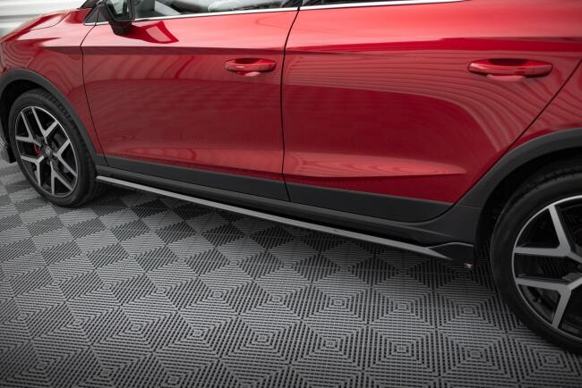 Maxton Design Seitenschweller für Seat Arona FR Mk1 Hochglanz schwarz