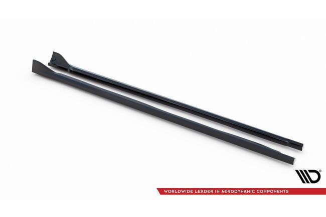 Maxton Design Seitenschweller (Paar) für Seat Arona FR Mk1 Hochglanz schwarz