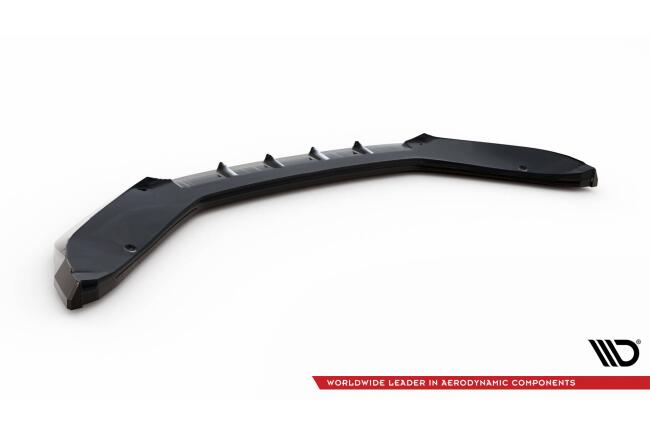 Maxton Design Frontlippe V.2 für Skoda Kodiaq RS Mk1 Facelift schwarz Hochglanz