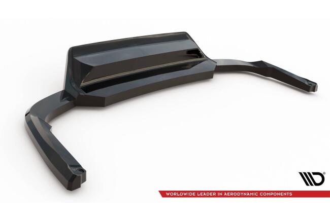 Maxton Design mittlerer Heckdiffusor DTM Look für Skoda Kodiaq RS Mk1 Hochglanz schwarz