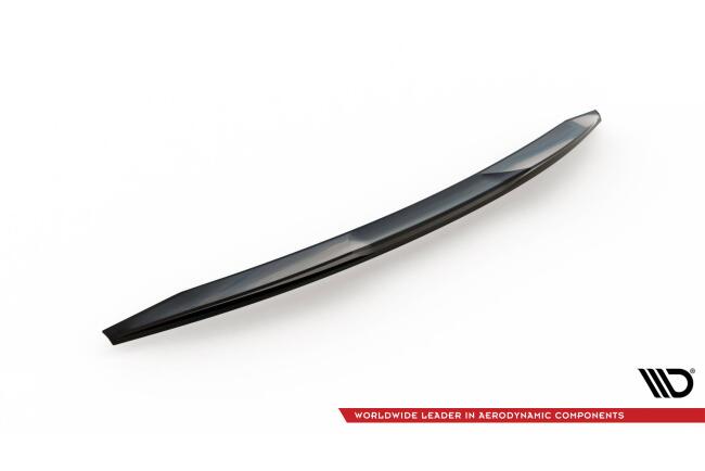 Maxton Design 3D Spoiler Lippe für Toyota Avensis Limousine Mk3 Facelift schwarz Hochglanz