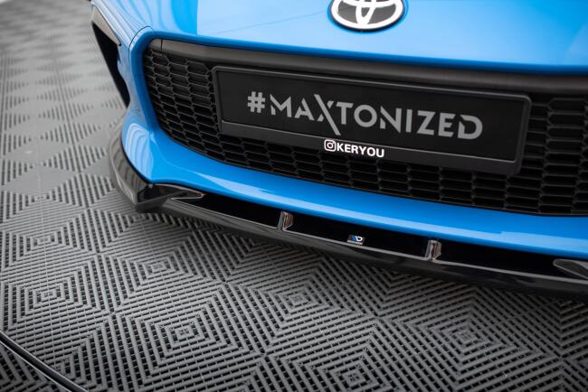Maxton Design Frontlippe für Toyota GR86 Mk1 schwarz Hochglanz