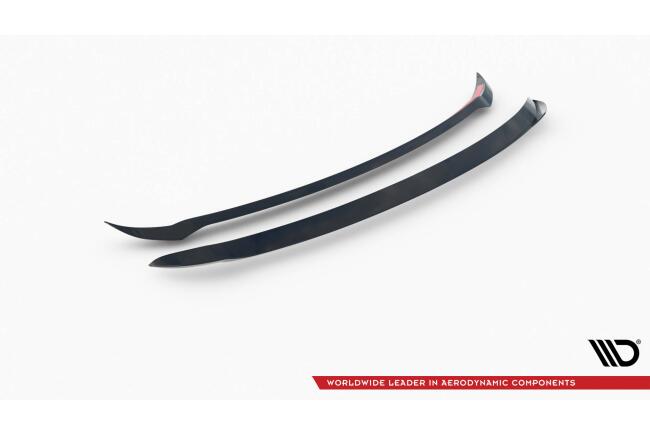 Maxton Design Spoiler Lippe für Toyota Yaris GR Sport Mk4 schwarz Hochglanz