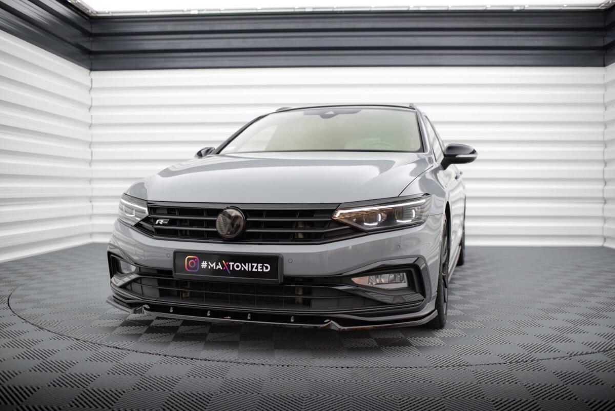 Maxton Design Frontlippe für Volkswagen Passat R-Line B8 Facelift Hoch