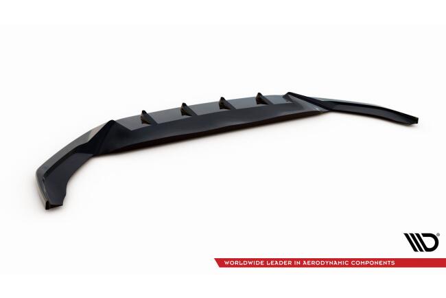 Maxton Design Frontlippe für Volkswagen Passat R-Line B8 Facelift schwarz Hochglanz