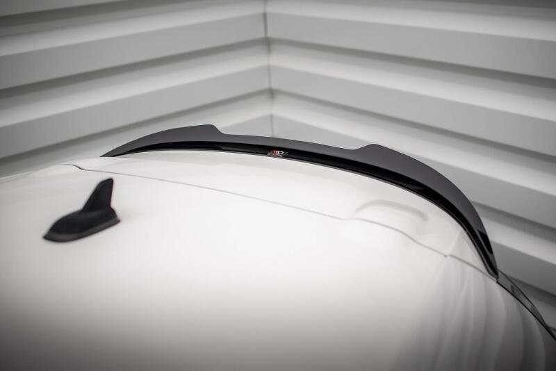 Maxton Design Spoiler Lippe V.2 für Volkswagen Scirocco R Mk3 Hochglanz schwarz