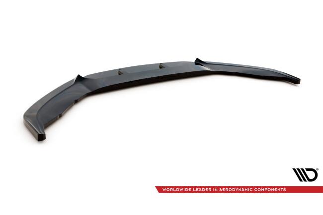 Maxton Design Frontlippe V.3 für Volkswagen Scirocco R Mk3 Hochglanz schwarz