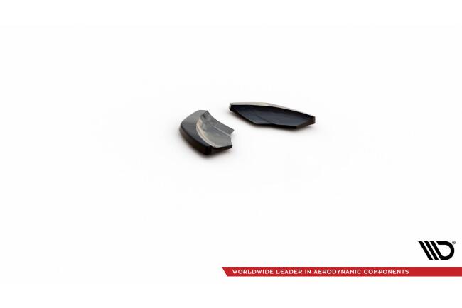 Maxton Design Diffusor Flaps V.2 für Volkswagen Scirocco R Mk3 schwarz Hochglanz