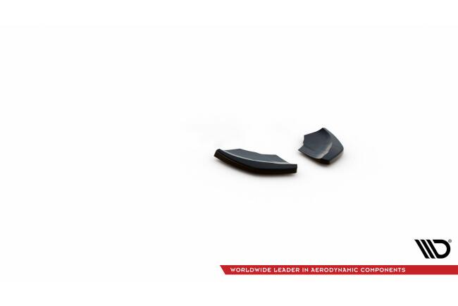 Maxton Design Diffusor Flaps V.2 für Volkswagen Scirocco R Mk3 Hochglanz schwarz