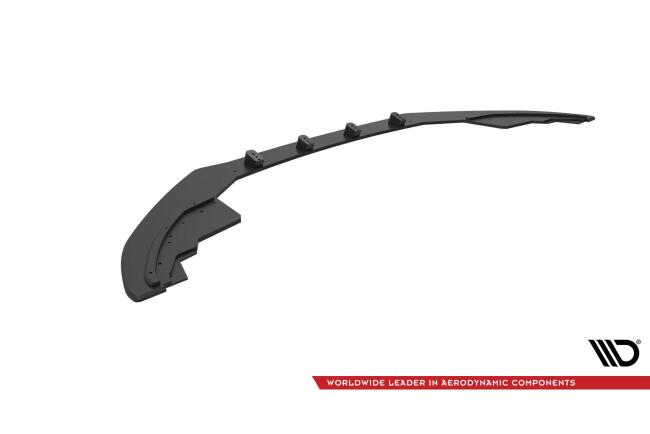 Maxton Design Street Pro Frontlippe für Audi S5 / A5 S-Line 8T schwarz rot