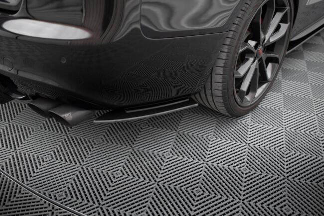 Maxton Design Street Pro Diffusor Flaps für Audi S5 / A5 S-Line Coupe / Cabriolet 8T schwarz rot