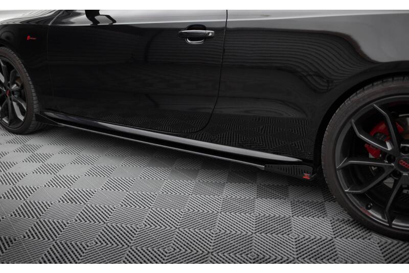 Maxton Design Street Pro Seitenschweller-Flaps für Audi A5 / A5 S-Line / S5 Coupe / Cabrio B8 8T / B8 8T Facelift