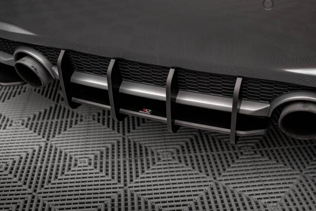 Maxton Design Street Pro Heckdiffusor für Audi TT S-Line 8S Schwarz-Rot