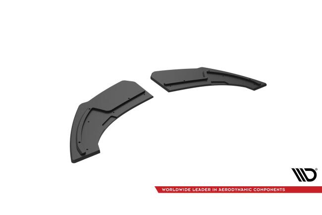 Maxton Design Street Pro Diffusor Flaps für Audi TT S-Line 8S schwarz rot