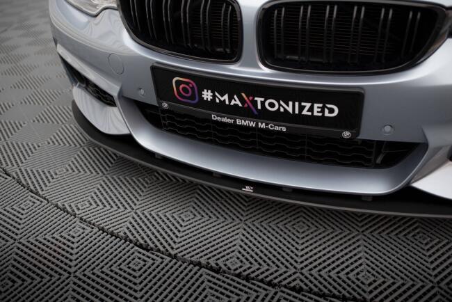 Maxton Design Street Pro Frontlippe für BMW 4er Coupe M-Paket F32 schwarz matt