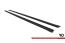 Maxton Design Street Pro Seitenschweller (Paar) V.2 für BMW 4er F32 F33 F36 M-Paket Schwarz matt