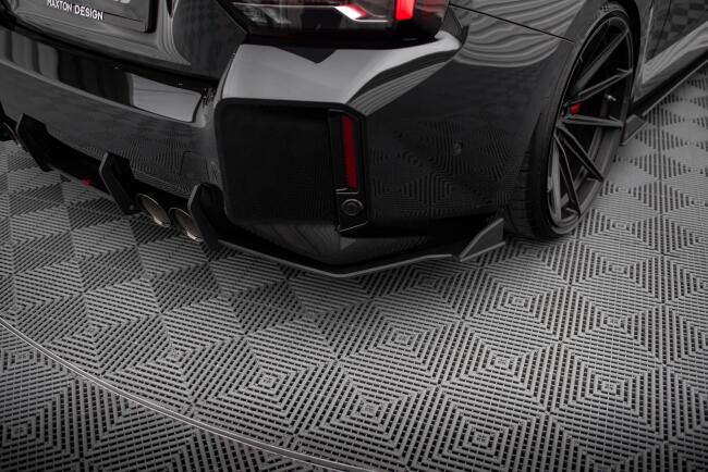 Maxton Design Street Pro Diffusor Flaps V.2 für BMW M2 G87 Schwarz matt