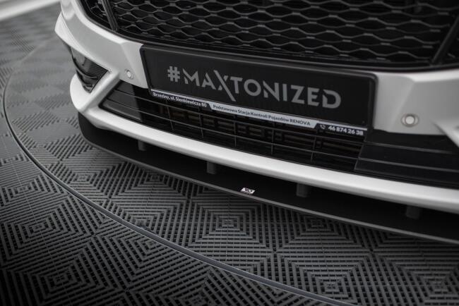 Maxton Design Street Pro Frontlippe für Ford Mondeo Sport Mk5 Facelift / Fusion Sport Mk2 Facelift schwarz matt